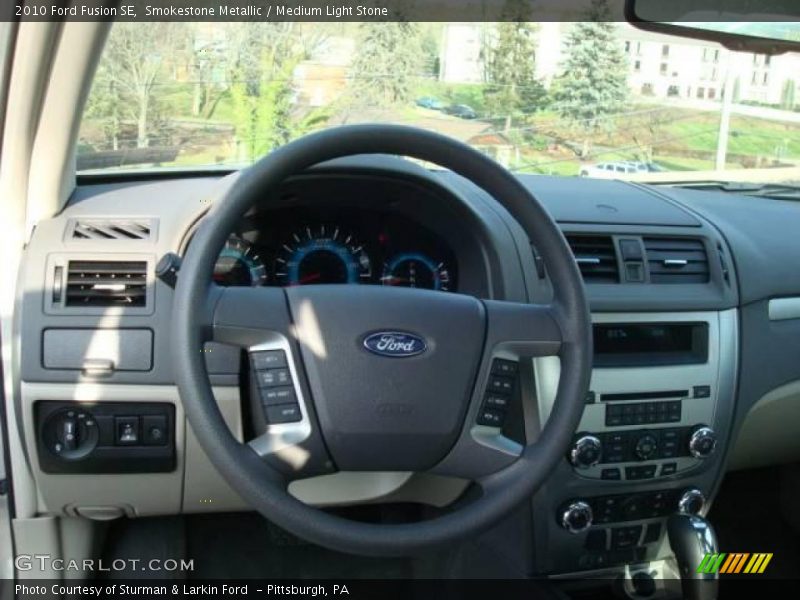 Smokestone Metallic / Medium Light Stone 2010 Ford Fusion SE
