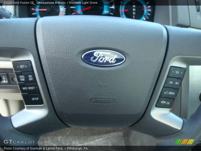 Smokestone Metallic / Medium Light Stone 2010 Ford Fusion SE
