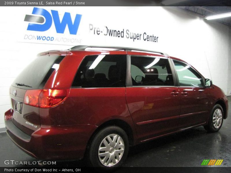 Salsa Red Pearl / Stone 2009 Toyota Sienna LE