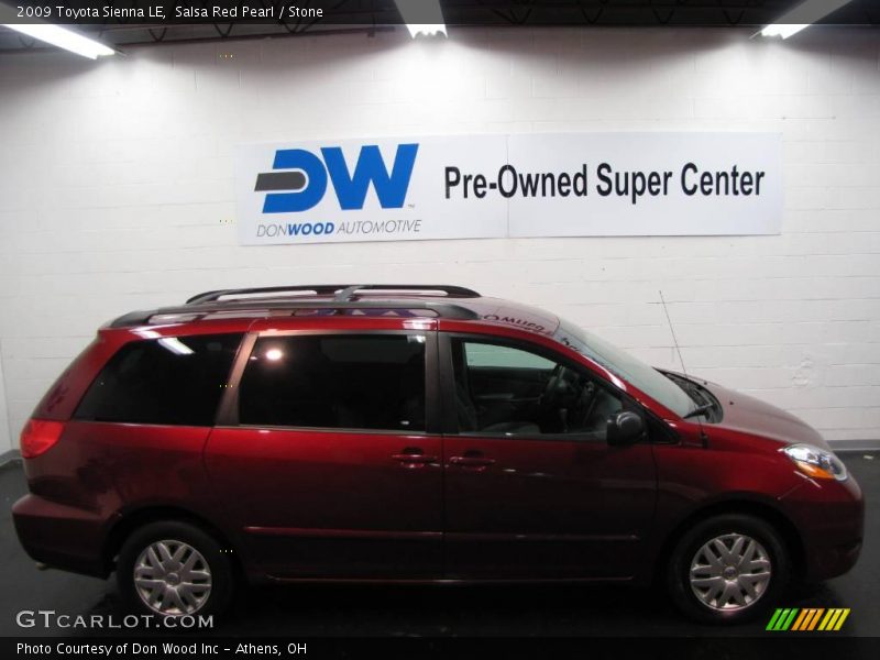 Salsa Red Pearl / Stone 2009 Toyota Sienna LE