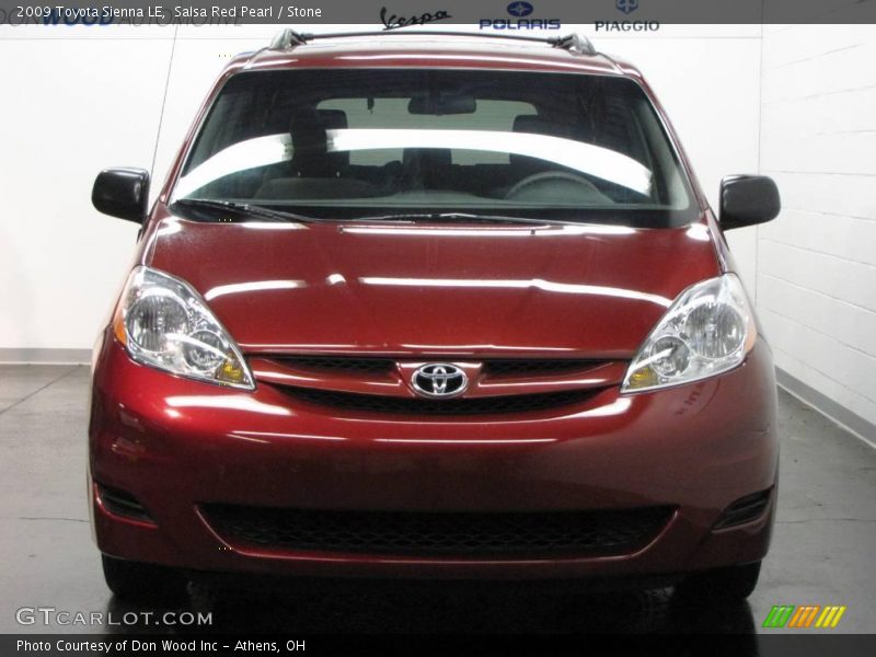 Salsa Red Pearl / Stone 2009 Toyota Sienna LE