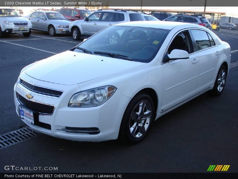Summit White / Ebony 2009 Chevrolet Malibu LT Sedan