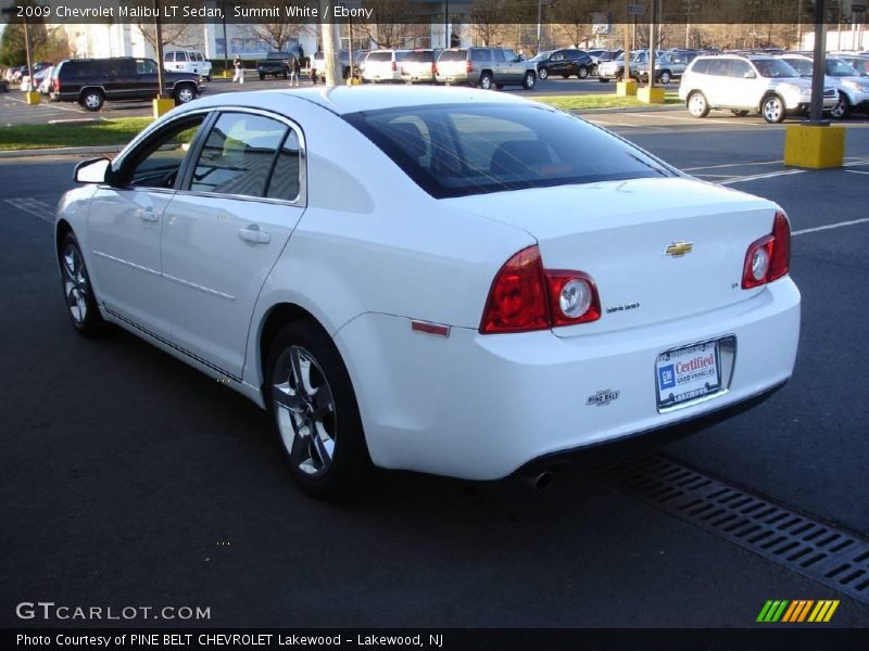 Summit White / Ebony 2009 Chevrolet Malibu LT Sedan