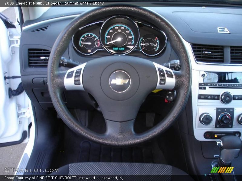 Summit White / Ebony 2009 Chevrolet Malibu LT Sedan