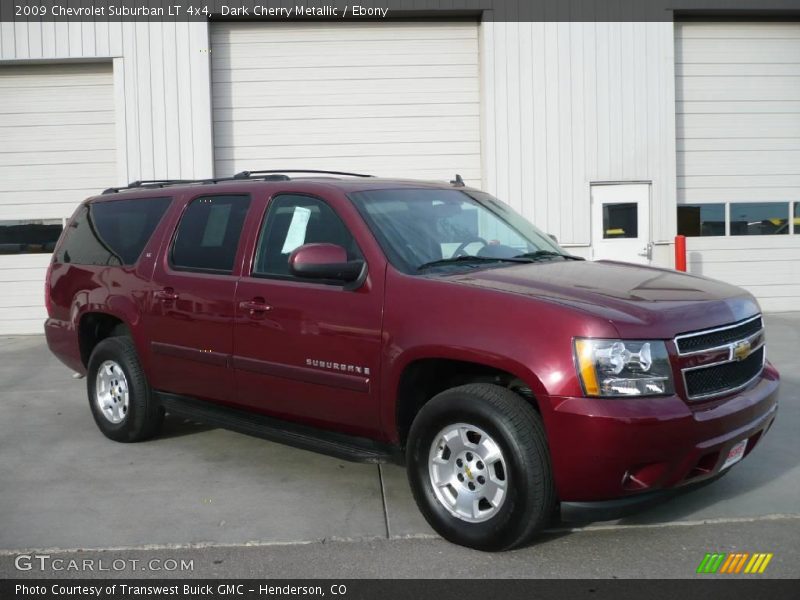 Dark Cherry Metallic / Ebony 2009 Chevrolet Suburban LT 4x4