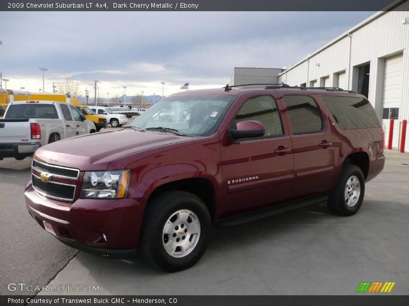 Dark Cherry Metallic / Ebony 2009 Chevrolet Suburban LT 4x4