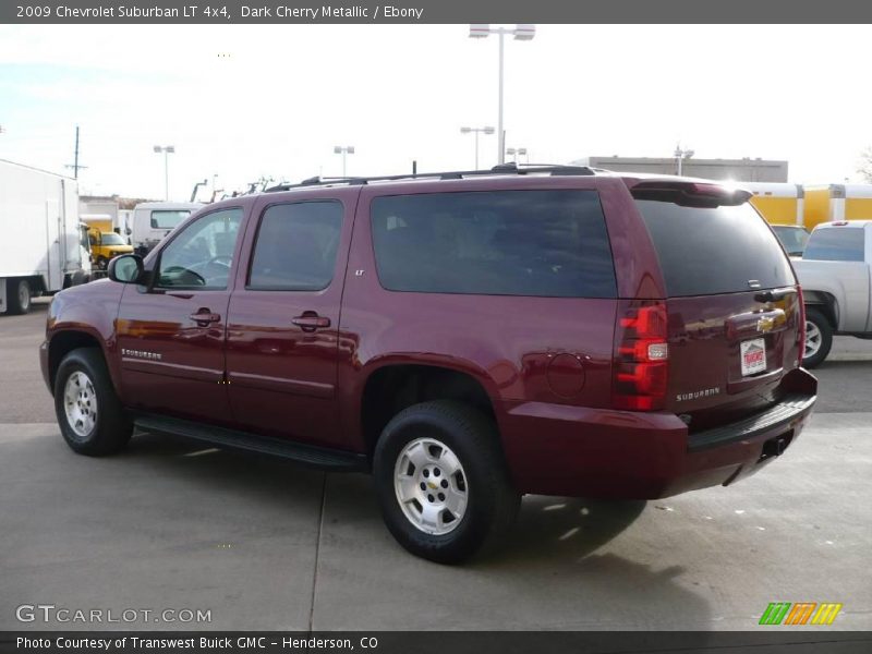 Dark Cherry Metallic / Ebony 2009 Chevrolet Suburban LT 4x4