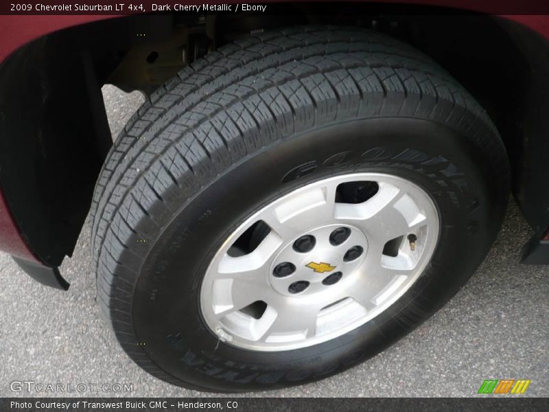 Dark Cherry Metallic / Ebony 2009 Chevrolet Suburban LT 4x4