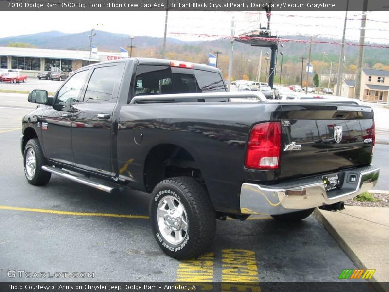 Brilliant Black Crystal Pearl / Dark Slate/Medium Graystone 2010 Dodge Ram 3500 Big Horn Edition Crew Cab 4x4
