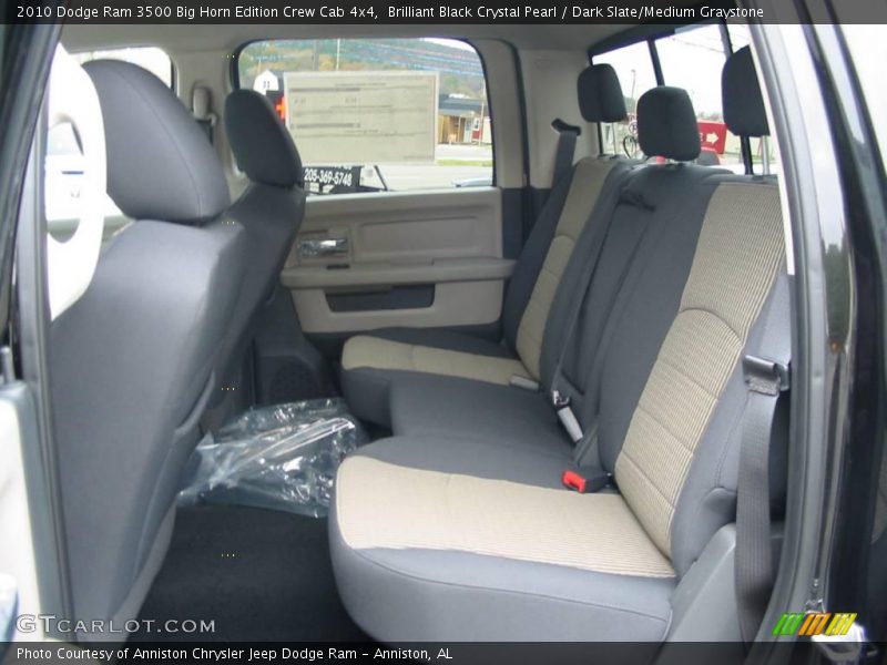 Brilliant Black Crystal Pearl / Dark Slate/Medium Graystone 2010 Dodge Ram 3500 Big Horn Edition Crew Cab 4x4