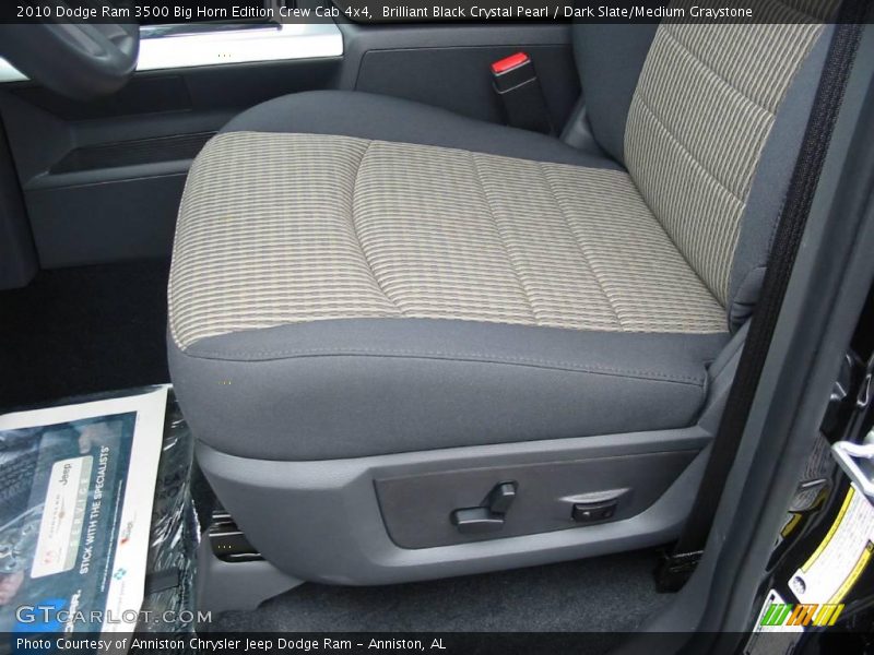 Brilliant Black Crystal Pearl / Dark Slate/Medium Graystone 2010 Dodge Ram 3500 Big Horn Edition Crew Cab 4x4