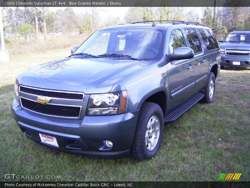 Blue Granite Metallic / Ebony 2009 Chevrolet Suburban LT 4x4