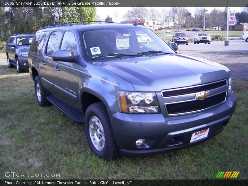 Blue Granite Metallic / Ebony 2009 Chevrolet Suburban LT 4x4