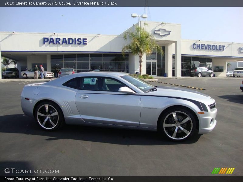 Silver Ice Metallic / Black 2010 Chevrolet Camaro SS/RS Coupe