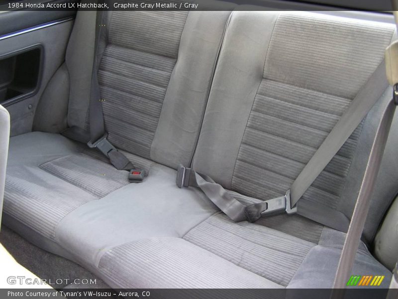 Graphite Gray Metallic / Gray 1984 Honda Accord LX Hatchback