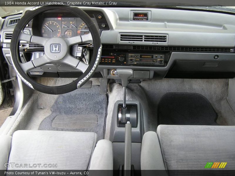 Graphite Gray Metallic / Gray 1984 Honda Accord LX Hatchback