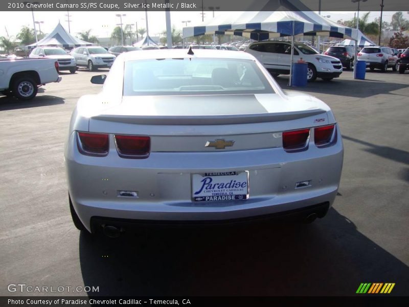 Silver Ice Metallic / Black 2010 Chevrolet Camaro SS/RS Coupe