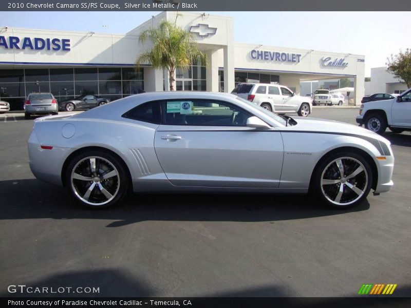 Silver Ice Metallic / Black 2010 Chevrolet Camaro SS/RS Coupe
