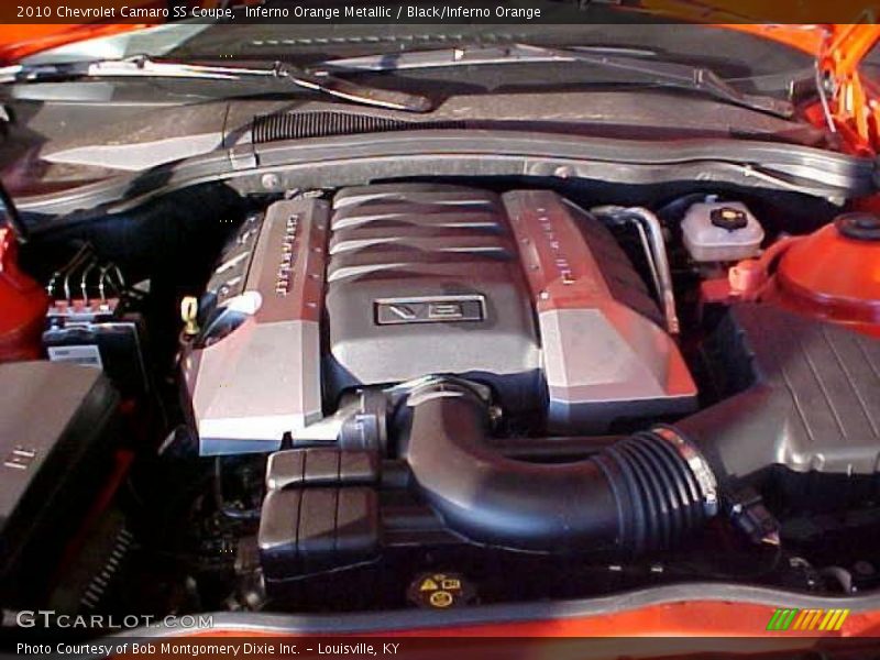 Inferno Orange Metallic / Black/Inferno Orange 2010 Chevrolet Camaro SS Coupe