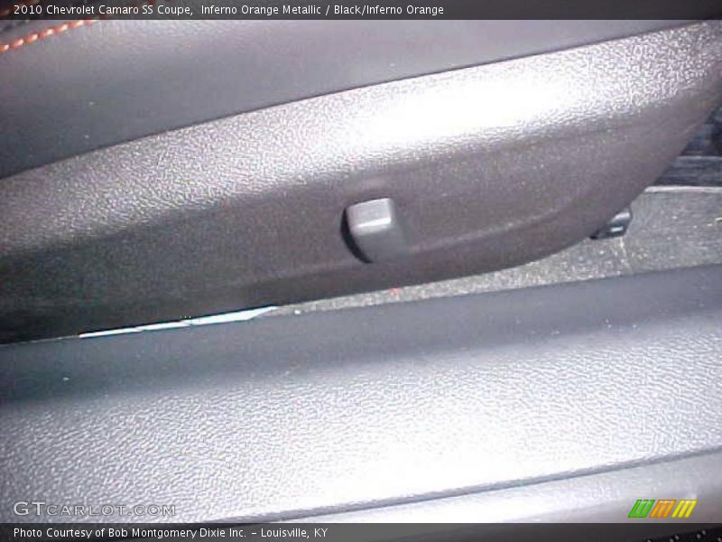Inferno Orange Metallic / Black/Inferno Orange 2010 Chevrolet Camaro SS Coupe