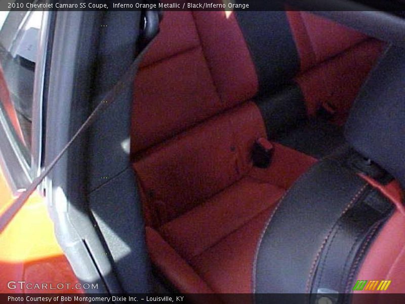 Inferno Orange Metallic / Black/Inferno Orange 2010 Chevrolet Camaro SS Coupe