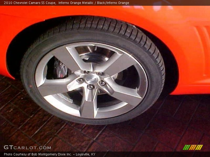 Inferno Orange Metallic / Black/Inferno Orange 2010 Chevrolet Camaro SS Coupe