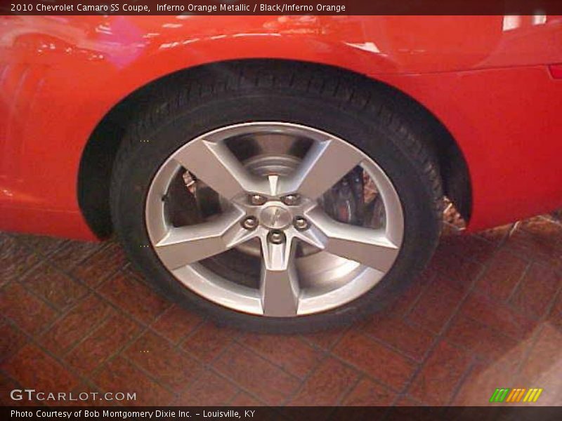 Inferno Orange Metallic / Black/Inferno Orange 2010 Chevrolet Camaro SS Coupe