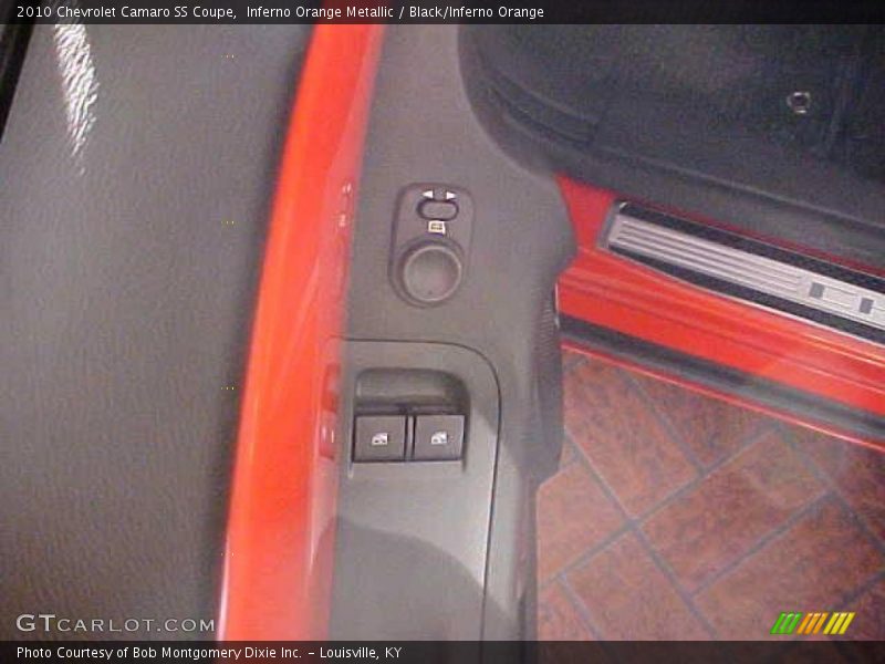 Inferno Orange Metallic / Black/Inferno Orange 2010 Chevrolet Camaro SS Coupe