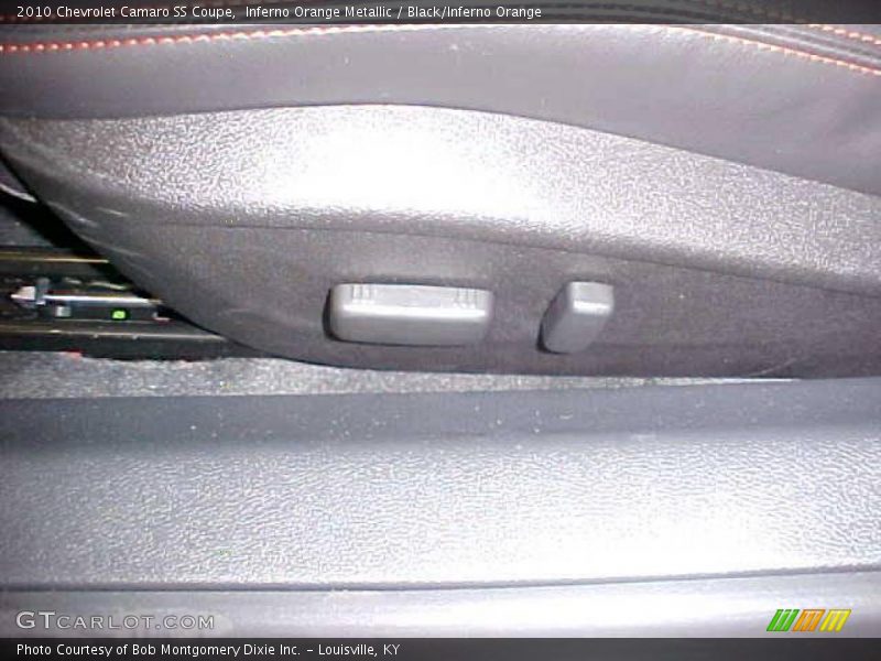 Inferno Orange Metallic / Black/Inferno Orange 2010 Chevrolet Camaro SS Coupe