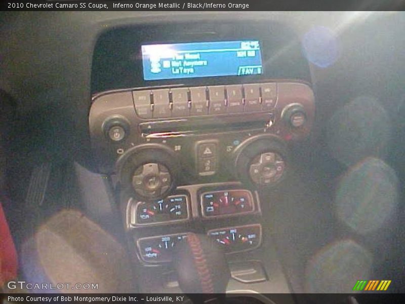 Inferno Orange Metallic / Black/Inferno Orange 2010 Chevrolet Camaro SS Coupe