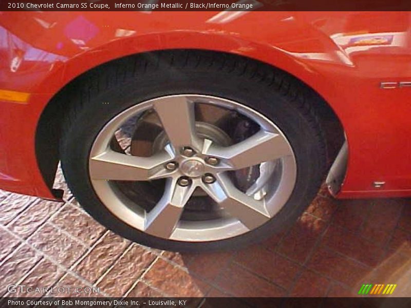 Inferno Orange Metallic / Black/Inferno Orange 2010 Chevrolet Camaro SS Coupe