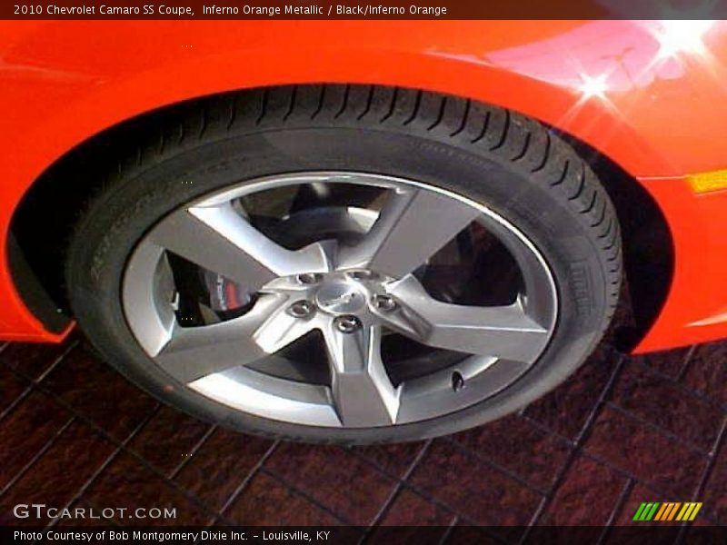 Inferno Orange Metallic / Black/Inferno Orange 2010 Chevrolet Camaro SS Coupe