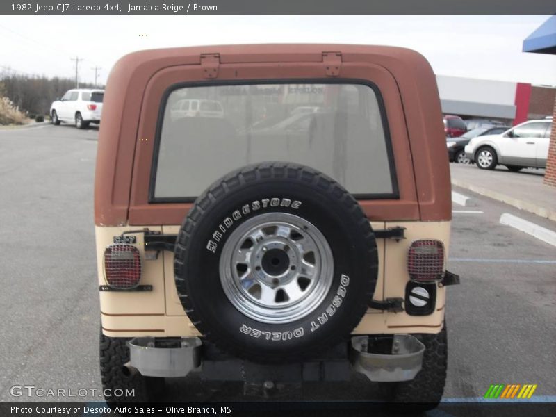 Jamaica Beige / Brown 1982 Jeep CJ7 Laredo 4x4