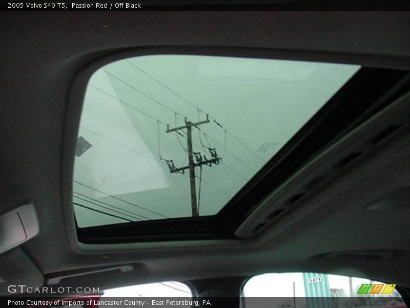 Passion Red / Off Black 2005 Volvo S40 T5