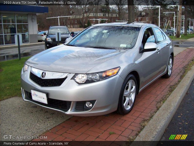Palladium Metallic / Ebony 2010 Acura TSX Sedan