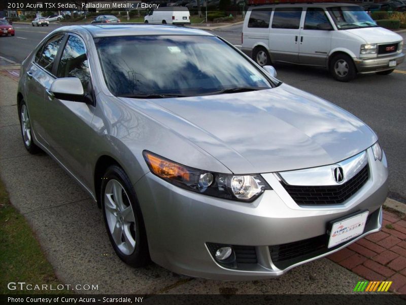 Palladium Metallic / Ebony 2010 Acura TSX Sedan