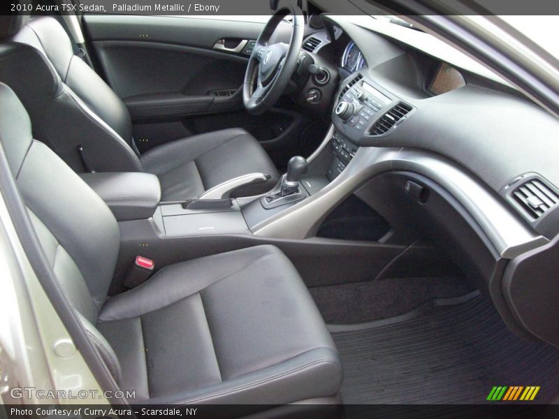 Palladium Metallic / Ebony 2010 Acura TSX Sedan