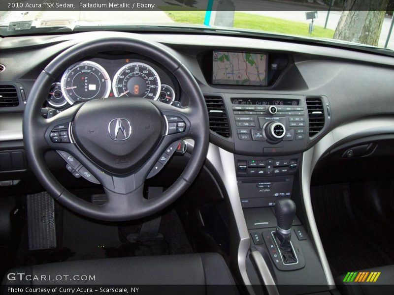 Palladium Metallic / Ebony 2010 Acura TSX Sedan