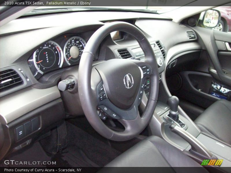 Palladium Metallic / Ebony 2010 Acura TSX Sedan