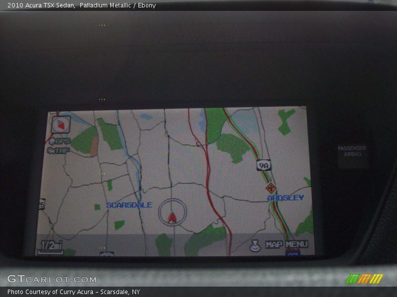 Palladium Metallic / Ebony 2010 Acura TSX Sedan