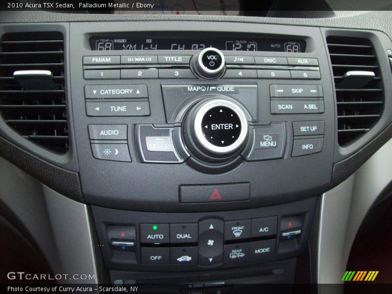 Palladium Metallic / Ebony 2010 Acura TSX Sedan