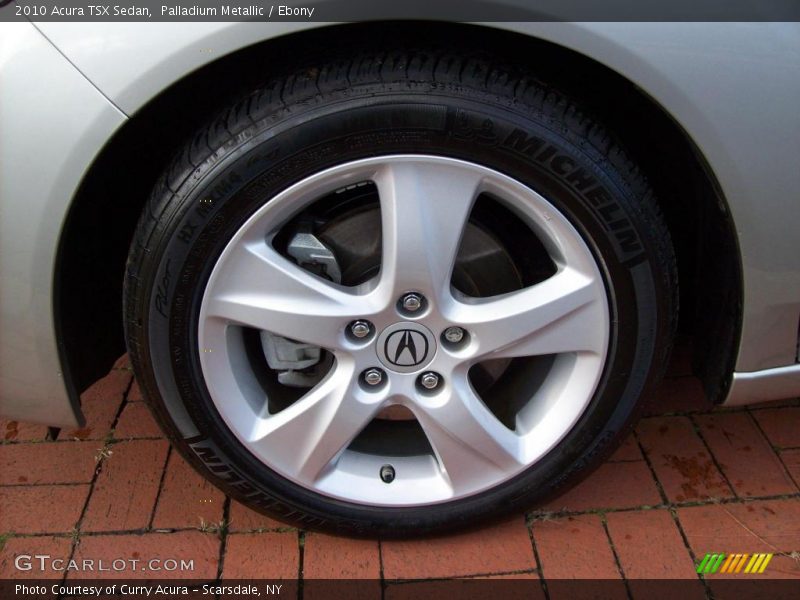 Palladium Metallic / Ebony 2010 Acura TSX Sedan