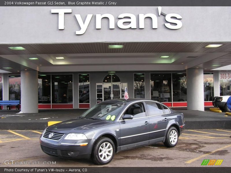 Blue Graphite Metallic / Grey 2004 Volkswagen Passat GLS Sedan