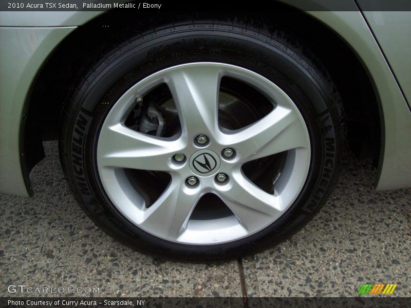 Palladium Metallic / Ebony 2010 Acura TSX Sedan