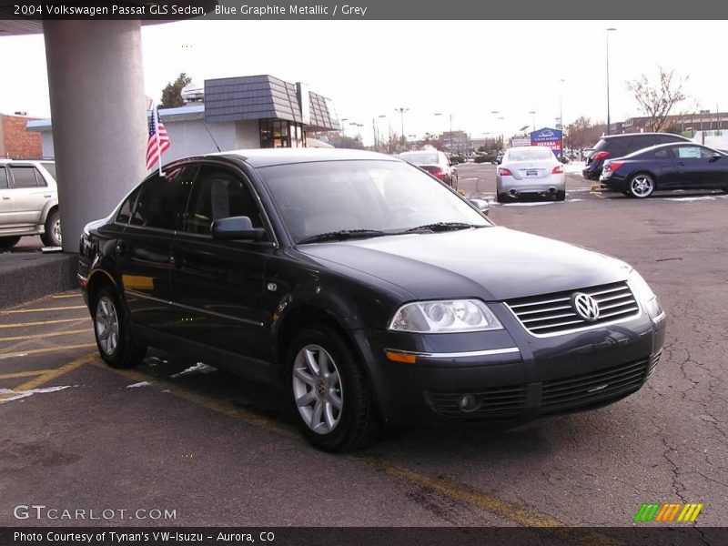 Blue Graphite Metallic / Grey 2004 Volkswagen Passat GLS Sedan