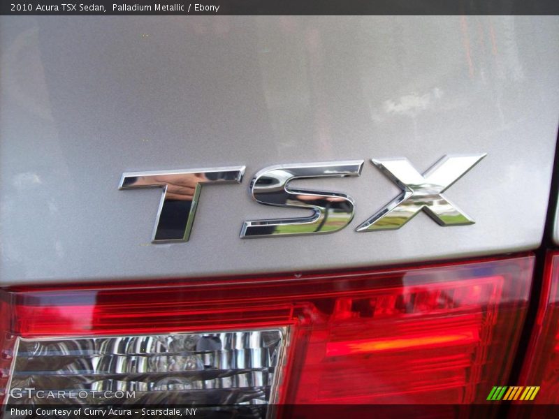 Palladium Metallic / Ebony 2010 Acura TSX Sedan