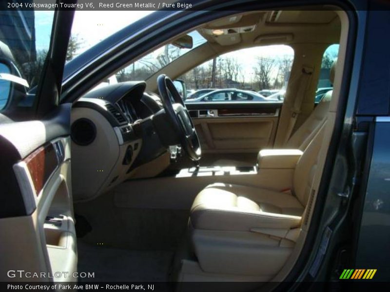 Reed Green Metallic / Pure Beige 2004 Volkswagen Touareg V6