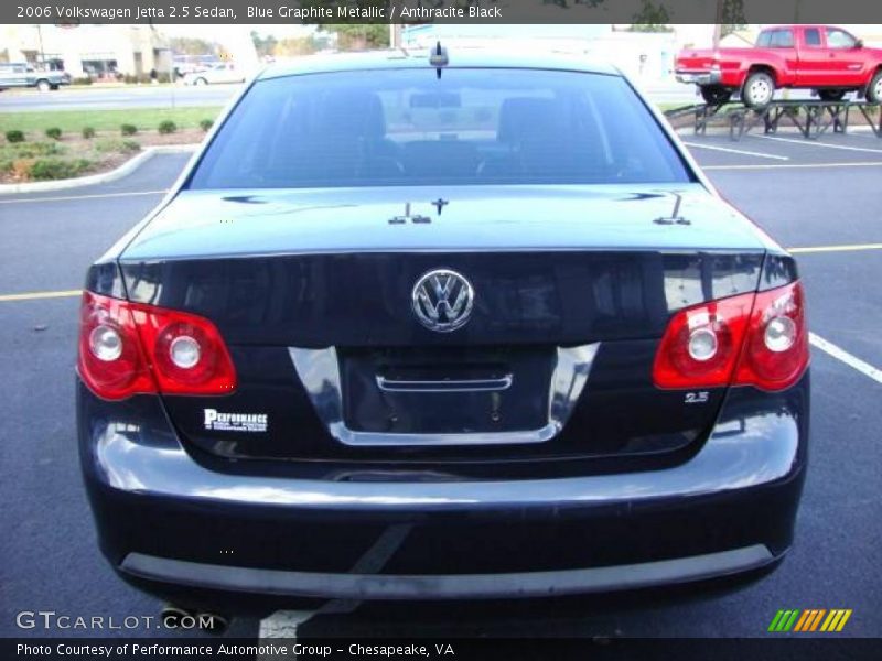 Blue Graphite Metallic / Anthracite Black 2006 Volkswagen Jetta 2.5 Sedan