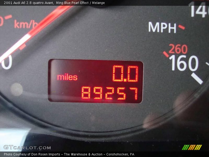 Ming Blue Pearl Effect / Melange 2001 Audi A6 2.8 quattro Avant