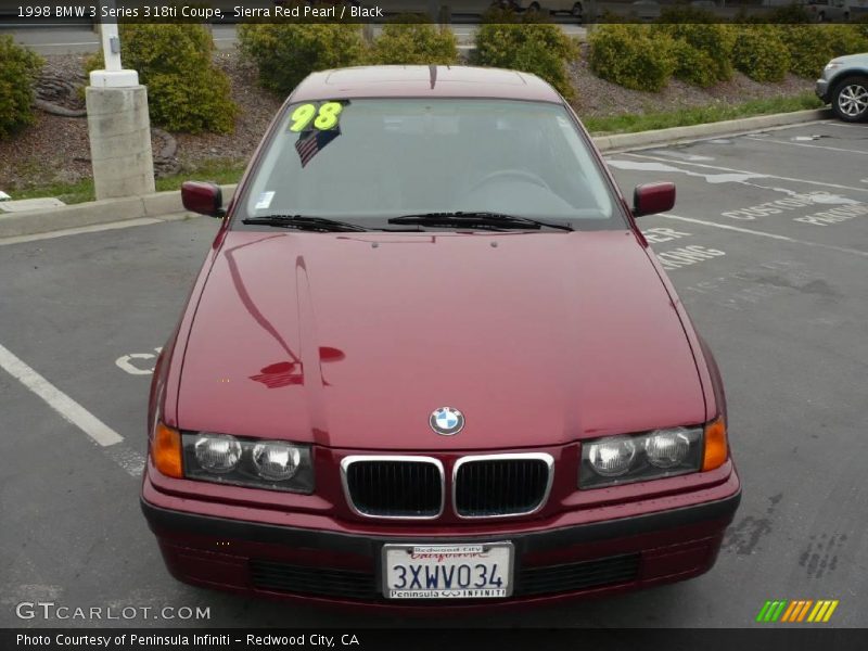 Sierra Red Pearl / Black 1998 BMW 3 Series 318ti Coupe